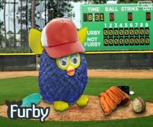 yapboz Furby hraje baseball